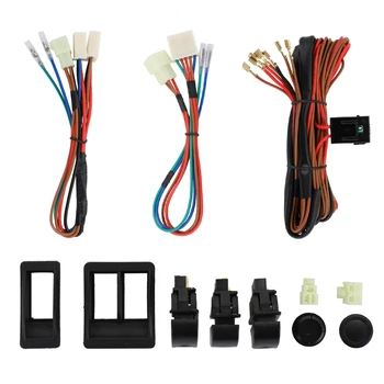 Universal 12V/24V Car Electric Window Toggle Switch Front for 2 Front Door Switch Car Window Closer Electric Window Control
Universal 12V/24V Car Electric Window Toggle Switch Front for 2 Front Door Switch Car Window Closer Electric Window Control