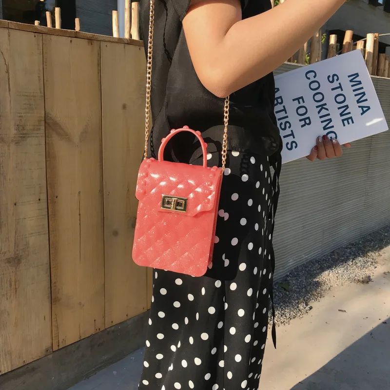 2019 New Style Fashion Korean-style Candy-Colored Transparent Color Gel Bag Trend New Style Square Sling Bag Chain WOMEN'S Bag
2019 New Style Fashion Korean-style Candy-Colored Transparent Color Gel Bag Trend New Style Square Sling Bag Chain WOMEN'S Bag