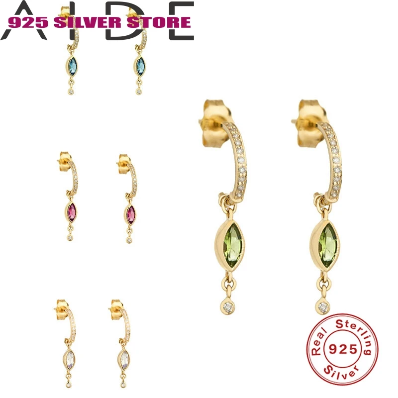 Aide 925 Sterling Silver New Fashion New Products Personality Geometric Creative Simple Hanging Zircon Earrings Earrings
Aide 925 Sterling Silver New Fashion New Products Personality Geometric Creative Simple Hanging Zircon Earrings Earrings