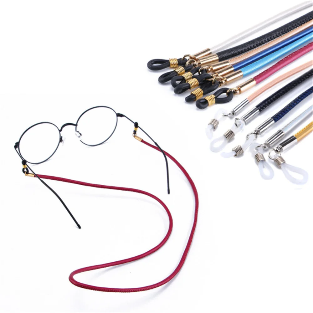 5 Colors Eyeglasses Straps Sunglasses Chain Sports Anti-Slip String Leather Eyeglass Cord Adjustable End Glasses Holder PU
5 Colors Eyeglasses Straps Sunglasses Chain Sports Anti-Slip String Leather Eyeglass Cord Adjustable End Glasses Holder PU