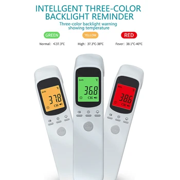 Infrared Thermometer LCD Three-color Temperature Gun Non-contact Sensor 32 Sets Of Recording Temperature Measurement-1 Set
Infrared Thermometer LCD Three-color Temperature Gun Non-contact Sensor 32 Sets Of Recording Temperature Measurement-1 Set