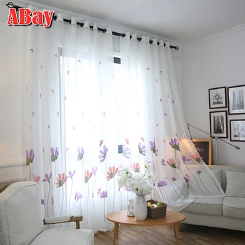 Embroidery Sheer White Curtains for Living Room Tulle On The Window Curtains for Bedroom Floral Home Decoration Modern Cortinas
Embroidery Sheer White Curtains for Living Room Tulle On The Window Curtains for Bedroom Floral Home Decoration Modern Cortinas