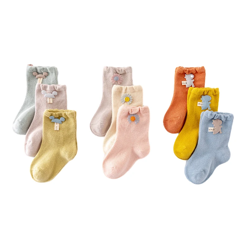 3 Pairs Of New Autumn And Winter Children's Socks Loose Mouth Baby Cotton Socks Cartoon Accessories Baby Tube Socks Newborn Sock
3 Pairs Of New Autumn And Winter Children's Socks Loose Mouth Baby Cotton Socks Cartoon Accessories Baby Tube Socks Newborn Sock