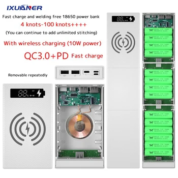 Quick Charge 18650 Power Bank Case Dual USB Mobile Phone Type-C Charge QC 3.0 PD DIY Shell 18650 battery Holder Charging Box
Quick Charge 18650 Power Bank Case Dual USB Mobile Phone Type-C Charge QC 3.0 PD DIY Shell 18650 battery Holder Charging Box