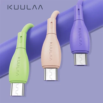 KUULAA Liquid Silicone Cable Micro USB Fast Charging For Samsung Xiaomi Android Tablet Mobile Phone Charger Micro USB Cord Wire
KUULAA Liquid Silicone Cable Micro USB Fast Charging For Samsung Xiaomi Android Tablet Mobile Phone Charger Micro USB Cord Wire
