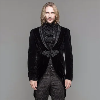 Devil Fashion Men Gothic Steampunk Party Jacket Swallowtail Formal Evening Party Outcoat
Devil Fashion Men Gothic Steampunk Party Jacket Swallowtail Formal Evening Party Outcoat