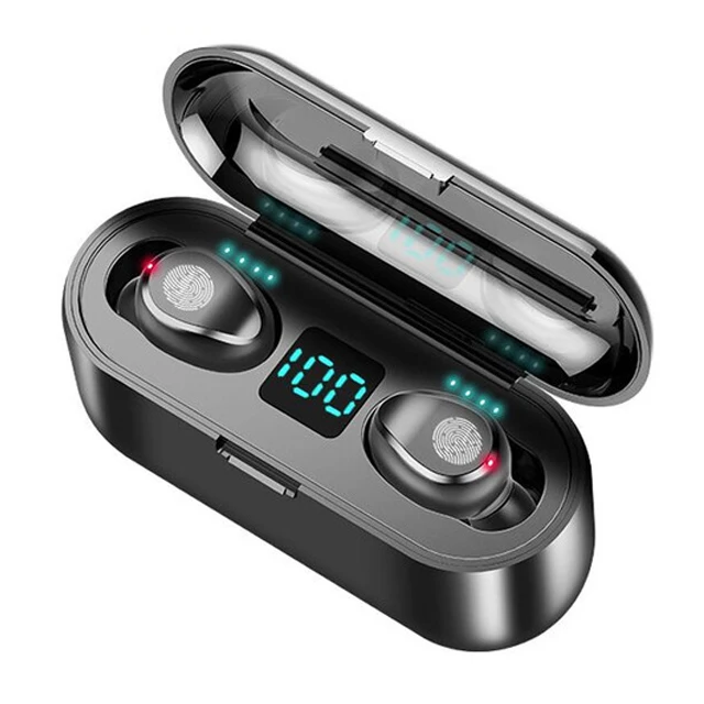 BEESCLOVER TWS Bluetooth V5.0 Wireless Touch Earphone LED Display Stereo Sport Earbuds 2000mAh Power for iPhone Xiaomi d35
BEESCLOVER TWS Bluetooth V5.0 Wireless Touch Earphone LED Display Stereo Sport Earbuds 2000mAh Power for iPhone Xiaomi d35