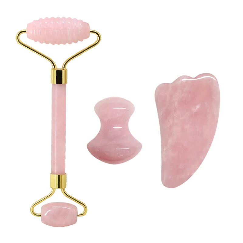 Rose Quartz Jade Roller Set Gua Sha Natural Jade Facial Massage Set Face Massager Lifting Tool Skin Care Tools massage muscle
Rose Quartz Jade Roller Set Gua Sha Natural Jade Facial Massage Set Face Massager Lifting Tool Skin Care Tools massage muscle