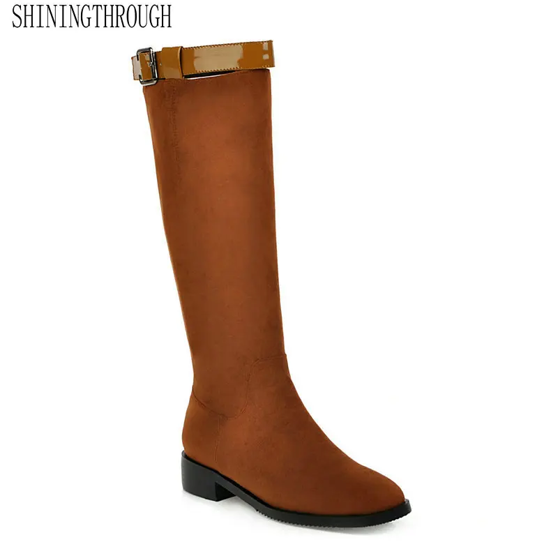 2020 New Women Knee High Women Boots Fashion Square Low High Heel Women Shoes Square Toe Ladies Autumn Winter Party Shoes
2020 New Women Knee High Women Boots Fashion Square Low High Heel Women Shoes Square Toe Ladies Autumn Winter Party Shoes