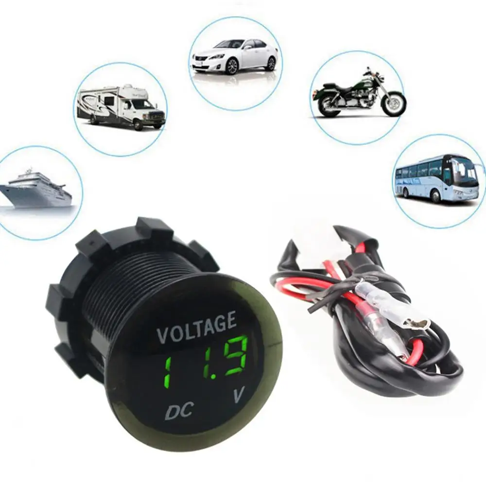 Car Battery Capacity Motorcycle Truck Tester Car Voltmeter Ammeter DC 9-30V Panel Voltage Auto LED Digital Modified
Car Battery Capacity Motorcycle Truck Tester Car Voltmeter Ammeter DC 9-30V Panel Voltage Auto LED Digital Modified