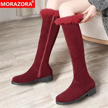 MORAZORA 2020 big size 34-48 fashion winter snow boots low heel round toe knee high boots keep warm solid color women boots
MORAZORA 2020 big size 34-48 fashion winter snow boots low heel round toe knee high boots keep warm solid color women boots