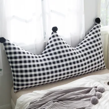 Crown-style bedside cushion, large backrest, sofa pillow, plush cushion cushion, removable and washable
Crown-style bedside cushion, large backrest, sofa pillow, plush cushion cushion, removable and washable