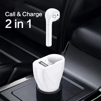 2 In 1 Car Charger Bluetooth Headset Single Ear Bluetooth 5.0 Earphone In-Ear Stereo Earbuds For Apple Huawei Mobile Phone 
2 In 1 Car Charger Bluetooth Headset Single Ear Bluetooth 5.0 Earphone In-Ear Stereo Earbuds For Apple Huawei Mobile Phone