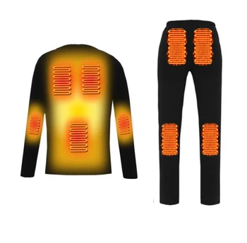 Men Heated Sports Ski Shirt Heating T Shirt + Heating Tights Electric USB Heated Thermal Underwear Set Keep Warm Camping Winter
Men Heated Sports Ski Shirt Heating T Shirt + Heating Tights Electric USB Heated Thermal Underwear Set Keep Warm Camping Winter