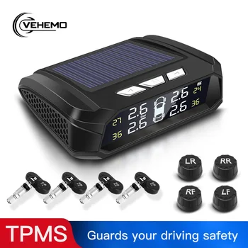Vehemo Tire Pressure Monitoring System Car Security 5V USB TPMS 4PCS Sensor Real-Time Display LCD Color Screen Tyre For Android
Vehemo Tire Pressure Monitoring System Car Security 5V USB TPMS 4PCS Sensor Real-Time Display LCD Color Screen Tyre For Android