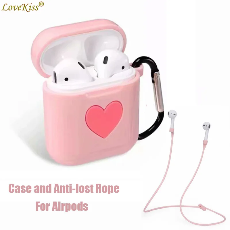 Soft Silicone Case For Apple Airpods Cases Protector Sleeve Gel Skin Cover Shockproof Pouch Air Pods Earphone Anti Lost Strap
Soft Silicone Case For Apple Airpods Cases Protector Sleeve Gel Skin Cover Shockproof Pouch Air Pods Earphone Anti Lost Strap