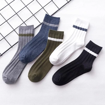 Fashion Stripe Men's Socks Sport Cotton Socks Man Causal Long Happy Socks Crew Winter Warm Calcetines
Fashion Stripe Men's Socks Sport Cotton Socks Man Causal Long Happy Socks Crew Winter Warm Calcetines