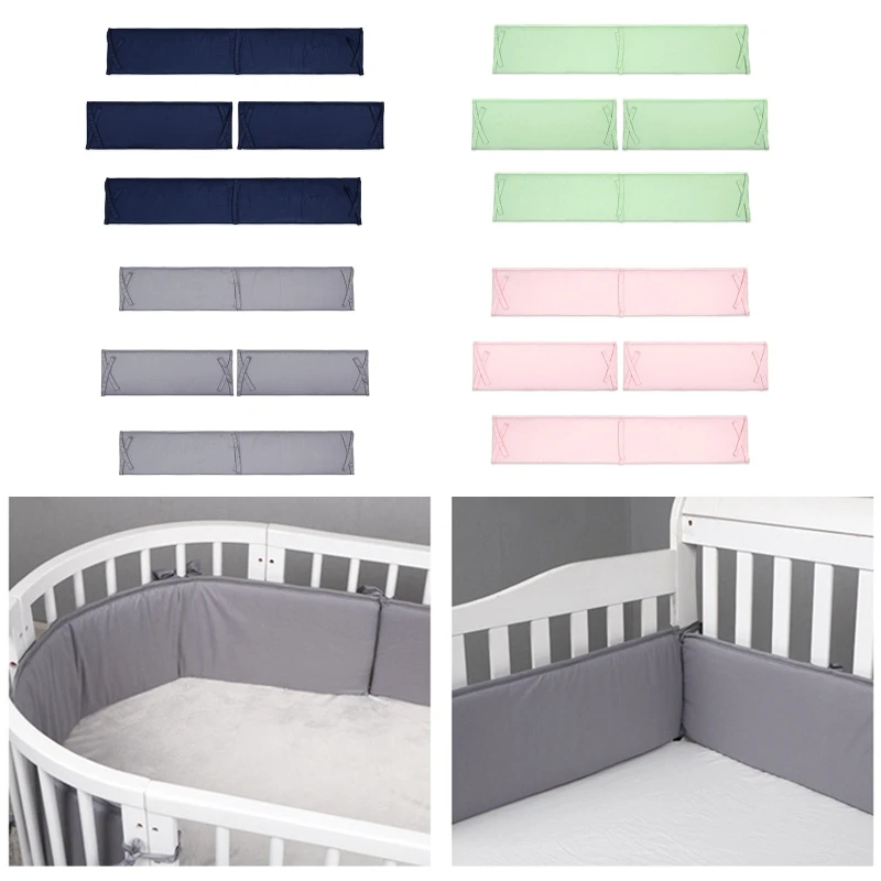 4pcs/set Baby Bed Solid Color Cotton Crib Infant Bumper Strip Cradle Anti-collision Anti-drop Barrier for Children's Bed
4pcs/set Baby Bed Solid Color Cotton Crib Infant Bumper Strip Cradle Anti-collision Anti-drop Barrier for Children's Bed