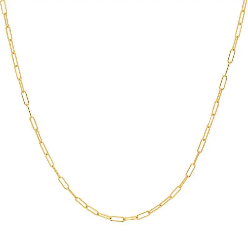INS Normcore Style Simple Gold-Tone Chain Fashionable Stack with Versatile Gold Plated Copper Short Necklace CHOK
INS Normcore Style Simple Gold-Tone Chain Fashionable Stack with Versatile Gold Plated Copper Short Necklace CHOK