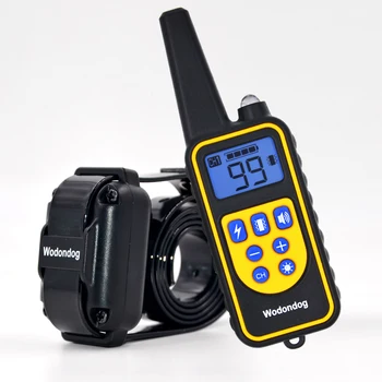 Dog Raining Collar Electric Shock Collar For Dogs IP7 Diving Waterproof 915mhz Remote Control Dog Device Charging LCD Display
Dog Raining Collar Electric Shock Collar For Dogs IP7 Diving Waterproof 915mhz Remote Control Dog Device Charging LCD Display