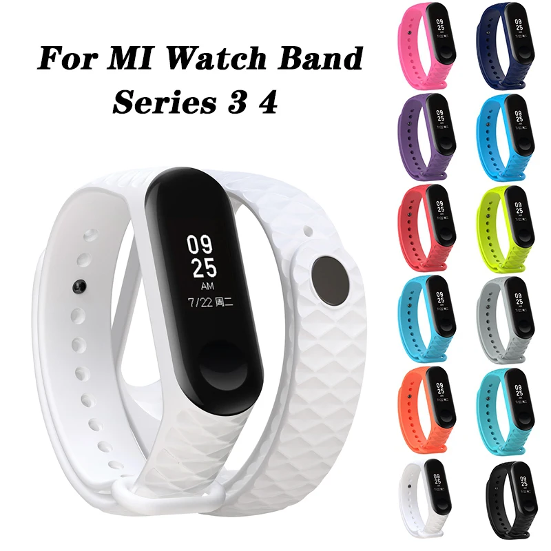 New Silicone Bracelet For Xiaomi Mi Band 4 Sports Replacement Pattern wristband For MI Band 3 Silicone Strap Smart Accessories
New Silicone Bracelet For Xiaomi Mi Band 4 Sports Replacement Pattern wristband For MI Band 3 Silicone Strap Smart Accessories