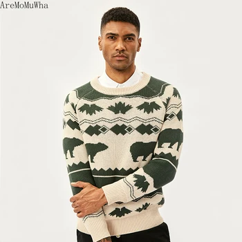 AreMoMuWha 2020 Winter New Retro Nordic Icelandic Wind Vintage Sweater Raglan Sleeves SlimGreen Mens Pullover Sweaters Clothing
AreMoMuWha 2020 Winter New Retro Nordic Icelandic Wind Vintage Sweater Raglan Sleeves SlimGreen Mens Pullover Sweaters Clothing