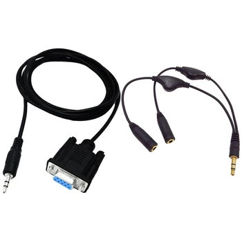 DB9 9 Pin VGA Female Cable ,DB 9 Female to TRS 3.5mm (1/8In) & 3.5mm M/2F 15cm Stereo Headphone o Extension Cable
DB9 9 Pin VGA Female Cable ,DB 9 Female to TRS 3.5mm (1/8In) & 3.5mm M/2F 15cm Stereo Headphone o Extension Cable