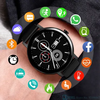 Round Touch Smart Watch Women Men Sport Smartwatch Electronics Smart Clock Fitness Tracker Bluetooth For Android IOS Smart-watch
Round Touch Smart Watch Women Men Sport Smartwatch Electronics Smart Clock Fitness Tracker Bluetooth For Android IOS Smart-watch