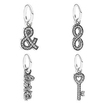 Baofu new 925 sterling silver beaded shiny 8, L-O-V-E, love key pendant suitable for original bracelet female gift jewelry 
Baofu new 925 sterling silver beaded shiny 8, L-O-V-E, love key pendant suitable for original bracelet female gift jewelry