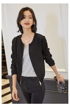 FJ242B-Thin acetate Jacket Women's autumn 2020 new solid color casual short coat
FJ242B-Thin acetate Jacket Women's autumn 2020 new solid color casual short coat