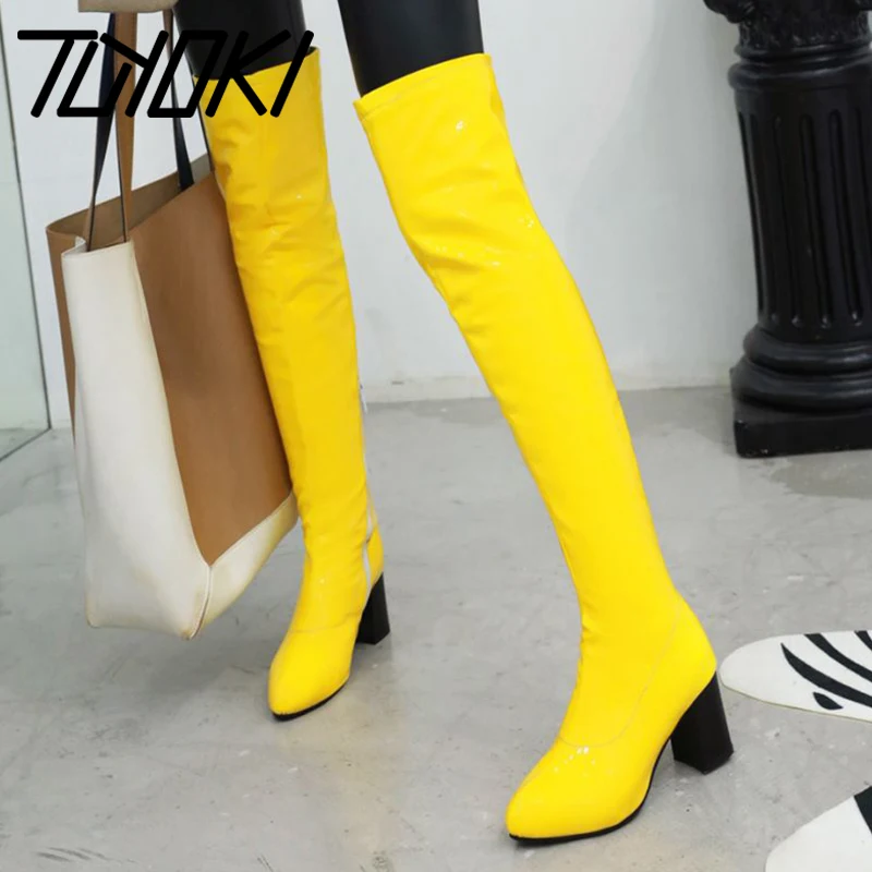 Toyoki 6 Colors Plus Size 34-48 Long Boots Women Solid Color High Heels Shoes Winter Warm Boots Women Over The Knee Boots
Toyoki 6 Colors Plus Size 34-48 Long Boots Women Solid Color High Heels Shoes Winter Warm Boots Women Over The Knee Boots