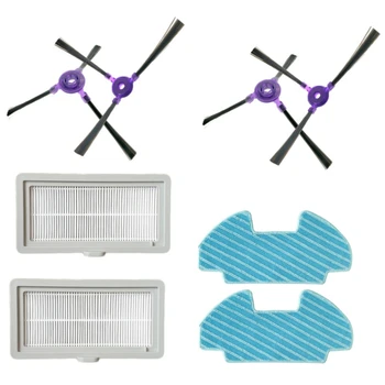 Vacuum Cleaner Side Brush Filter Mop Cloth for Midea VCR08 MR09 Robot Vacuum Cleaner Parts, 8PCS 
Vacuum Cleaner Side Brush Filter Mop Cloth for Midea VCR08 MR09 Robot Vacuum Cleaner Parts, 8PCS