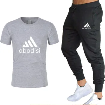 Summer Men's T-shirt Short Sleeve + Spring Sports Thin Men's Trousers 2 Piece Set Outdoor Leisure Jogging Fitness Set
Summer Men's T-shirt Short Sleeve + Spring Sports Thin Men's Trousers 2 Piece Set Outdoor Leisure Jogging Fitness Set