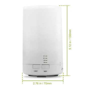 LED Essential Oil Aroma Diffuser Ultrasonic Humidifier Air Aromatherapy Atomizer Air Humidifier Cool Mist Maker Colorful Lights
LED Essential Oil Aroma Diffuser Ultrasonic Humidifier Air Aromatherapy Atomizer Air Humidifier Cool Mist Maker Colorful Lights