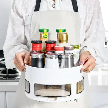 MICCK Multifunctional Rotating Shelf Anti-skid Put Seasoning Bottle Seasoning 2020 Kitchen Houseware Storage Tray Storage Box
MICCK Multifunctional Rotating Shelf Anti-skid Put Seasoning Bottle Seasoning 2020 Kitchen Houseware Storage Tray Storage Box
