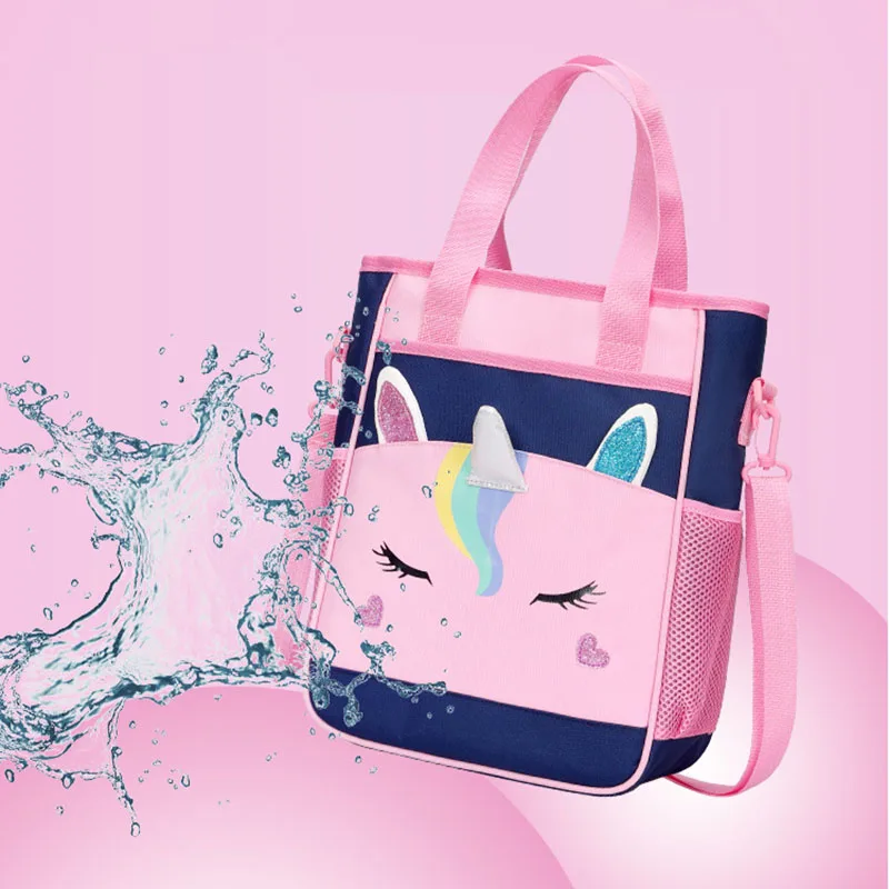 Unicorn Lovely School Tote Bag For Girls Unicorn Lovely School Tote Bag For Girls