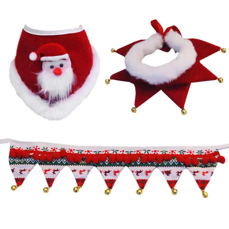 Christmas Dog Cat Plush Scarf Bib Decor Adjustable Collar Pet Neckerchief Saliva Towel Necklace Grooming Accessories
Christmas Dog Cat Plush Scarf Bib Decor Adjustable Collar Pet Neckerchief Saliva Towel Necklace Grooming Accessories