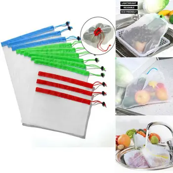 1 set Reusable Produce Bags Black Rope Mesh Vegetable Fruit Toys Storage Pouch Polyester Shipping Bags Storage Bags
1 set Reusable Produce Bags Black Rope Mesh Vegetable Fruit Toys Storage Pouch Polyester Shipping Bags Storage Bags