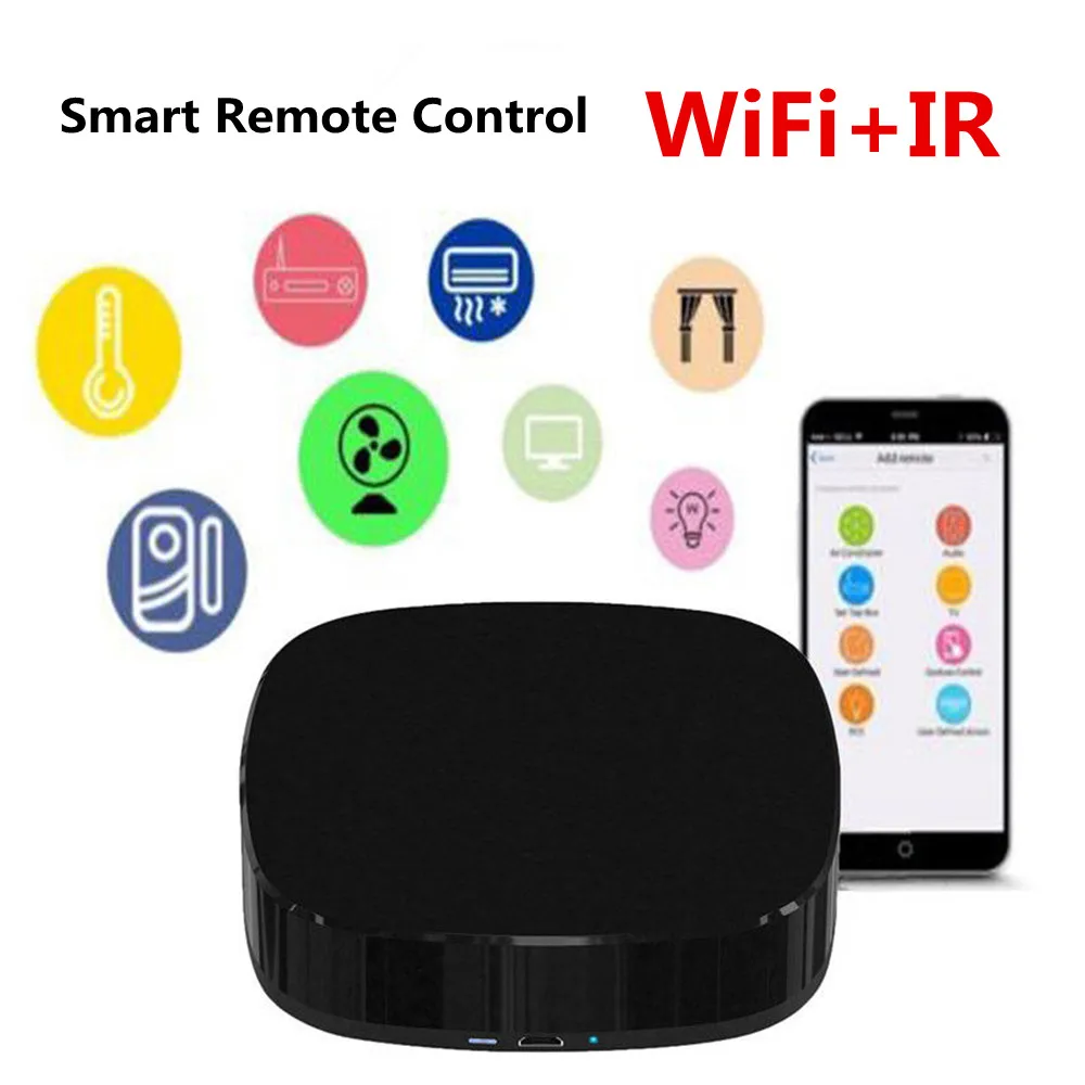 New AI Function Smart WiFi + IR Remote Control Universal Wireless Intellegent Voice Controller For Alexa IFTTT Google Smart Home
New AI Function Smart WiFi + IR Remote Control Universal Wireless Intellegent Voice Controller For Alexa IFTTT Google Smart Home