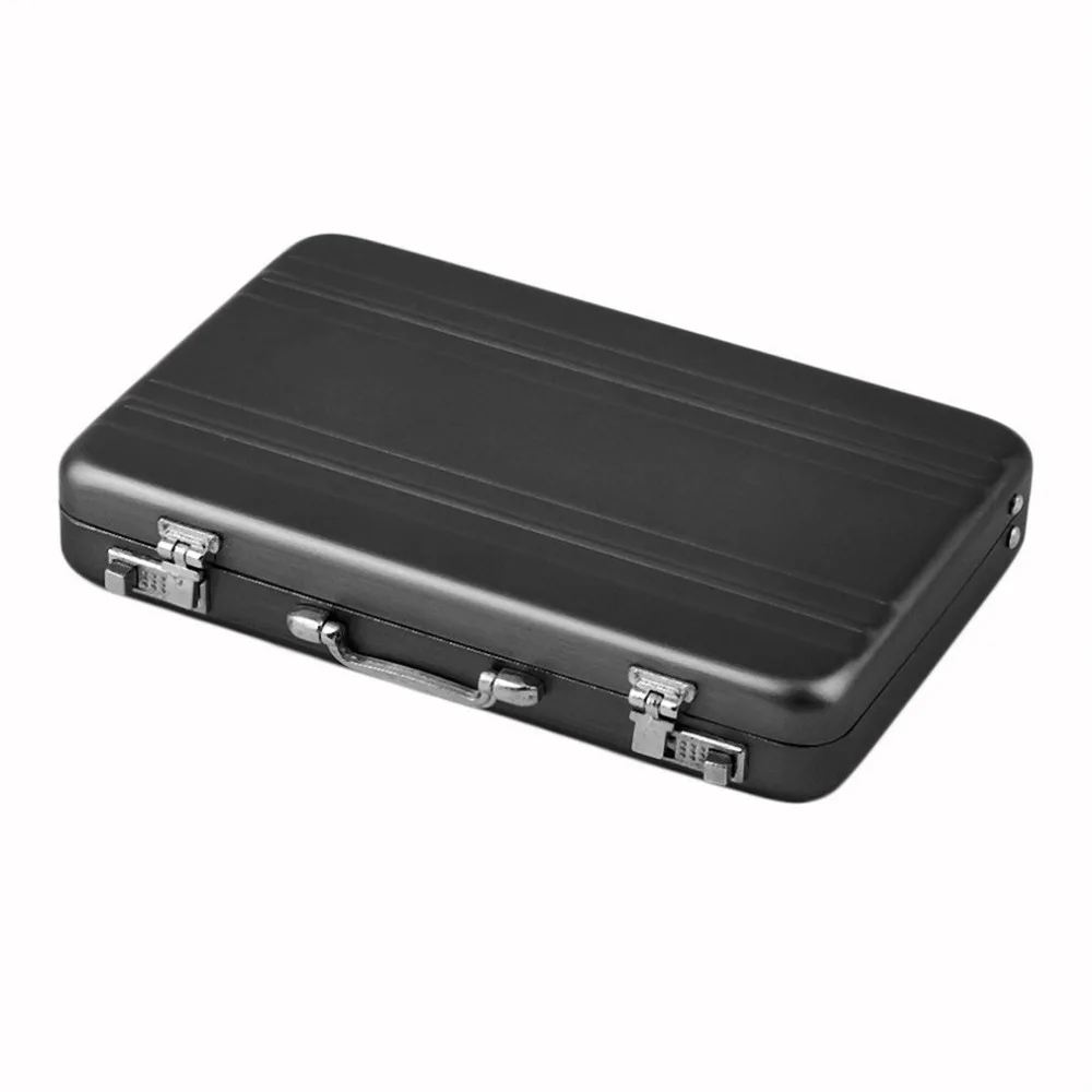 Durable arrival Mini Briefcase Business Card Case ID Holders Password Aluminium Credit Card Holder 96 x 82 x 16mm Drop shipping
Durable arrival Mini Briefcase Business Card Case ID Holders Password Aluminium Credit Card Holder 96 x 82 x 16mm Drop shipping