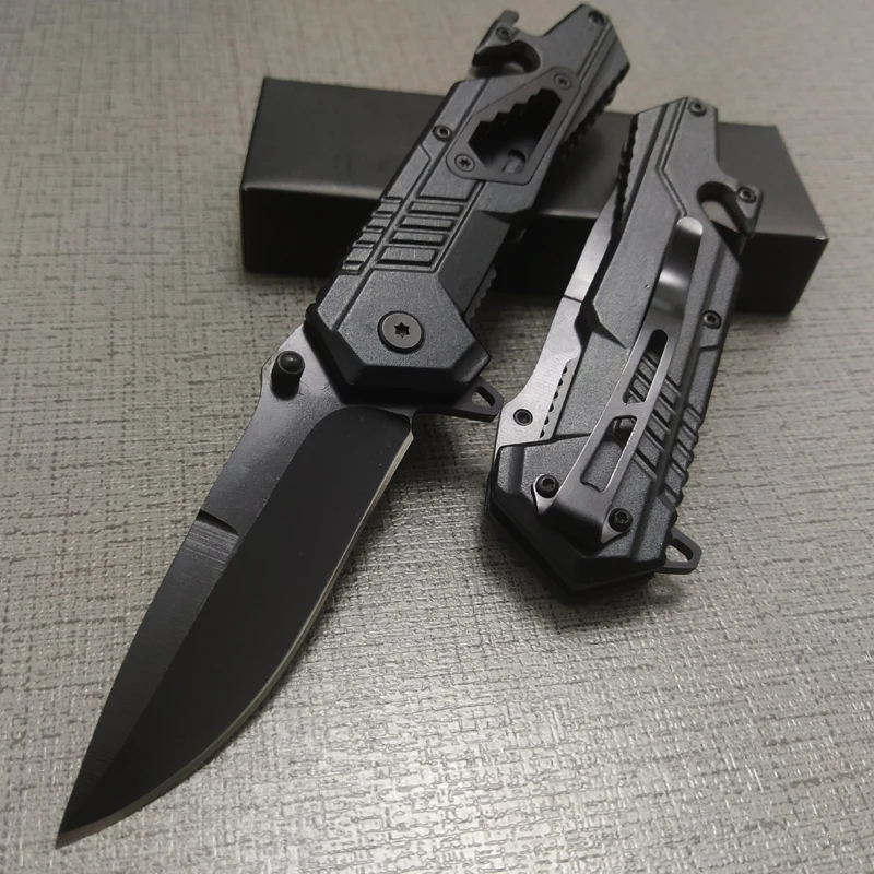 7.45'' Brand Flipper Folding Knife Outdoor Self-Defense Survival Knife High Hardness Camping Hunting Knife Portable Fruit Knife
7.45'' Brand Flipper Folding Knife Outdoor Self-Defense Survival Knife High Hardness Camping Hunting Knife Portable Fruit Knife