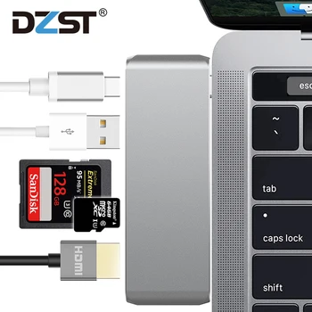 DZST USB C Hub Adapter Type C To HDMI USB 3.0 Ports Micro SD Memory Reader For New Macbook Pro Air A1932 A2179 USB Type C Hub
DZST USB C Hub Adapter Type C To HDMI USB 3.0 Ports Micro SD Memory Reader For New Macbook Pro Air A1932 A2179 USB Type C Hub