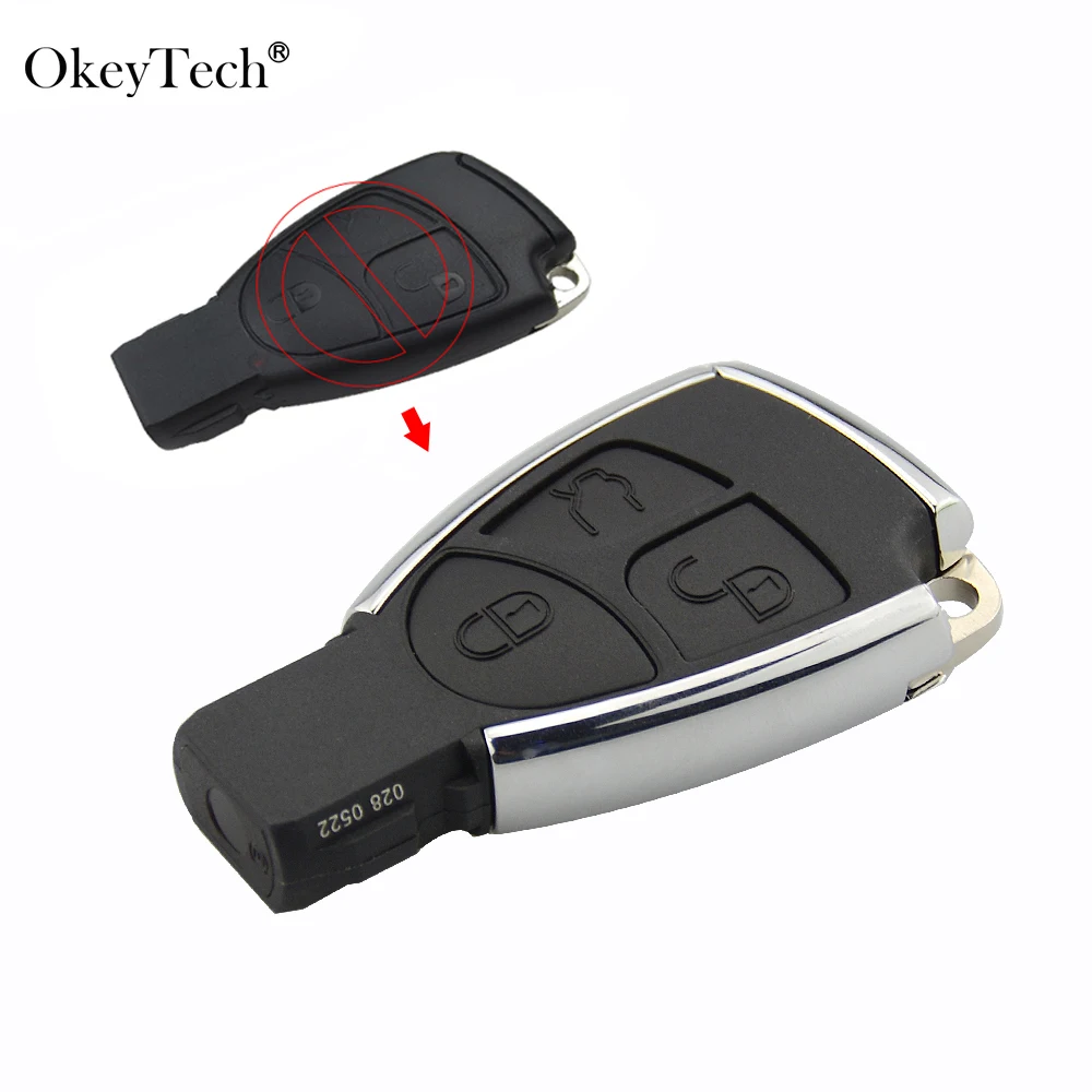 Okeyetch 3 Button NEW Remote Smart Card Key Fob Case Cover key shell For MB Mercedes Benz CLS C E S with Battery Holder
Okeyetch 3 Button NEW Remote Smart Card Key Fob Case Cover key shell For MB Mercedes Benz CLS C E S with Battery Holder