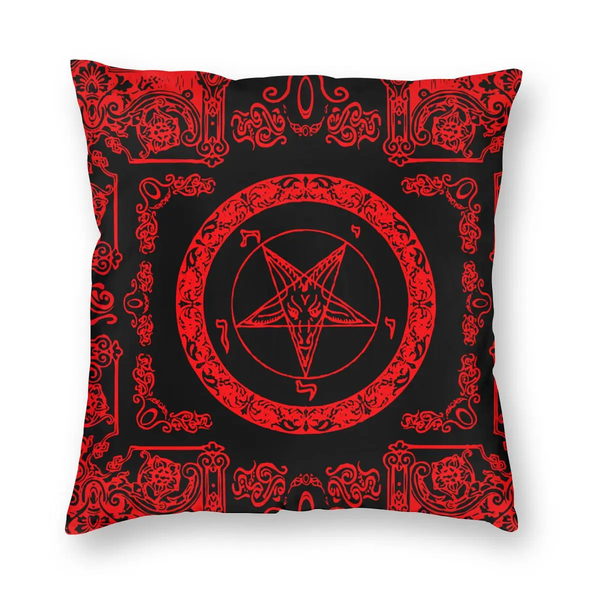 The Sabbatic Goat Baphomet Pillowcase Home Decorative Satanic Cushions Throw Pillow for Home Polyester Double-sided Printing
The Sabbatic Goat Baphomet Pillowcase Home Decorative Satanic Cushions Throw Pillow for Home Polyester Double-sided Printing