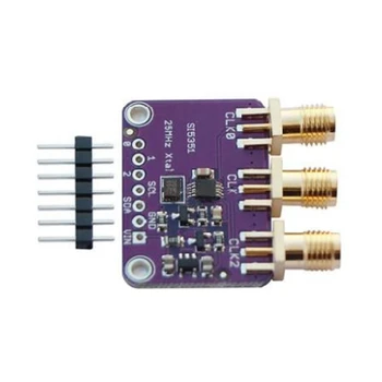 DC 3V-5V CJMCU-5351 Si5351A Si5351 I2C Clock Generator Breakout Board Module Signal Generator Clock 8KHz-160MHz
DC 3V-5V CJMCU-5351 Si5351A Si5351 I2C Clock Generator Breakout Board Module Signal Generator Clock 8KHz-160MHz