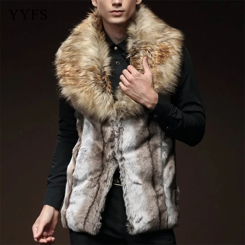 2019 para hombre Chaleco de piel sintйtica con capucha de felpa abrigo de piel de imitaciуn salvaje pelo de conejo S-3XL
2019 para hombre Chaleco de piel sintйtica con capucha de felpa abrigo de piel de imitaciуn salvaje pelo de conejo S-3XL