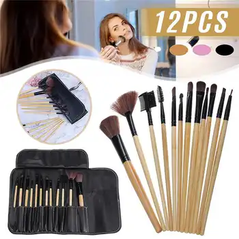 12PCS Makeup Brushes with Storage Bag Professional Natural Make Up Brushes Set Foundation Eyes Blending Beauty Cosmetic Brushes
12PCS Makeup Brushes with Storage Bag Professional Natural Make Up Brushes Set Foundation Eyes Blending Beauty Cosmetic Brushes