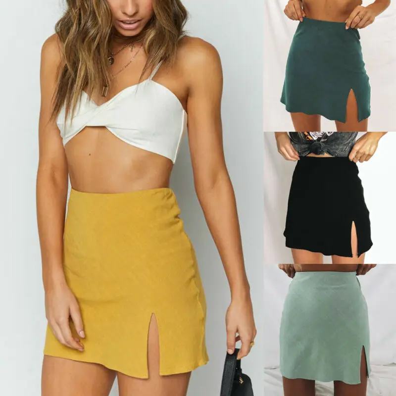 Фото Модная облегающая женская юбка летняя короткая мини-юбка необычная