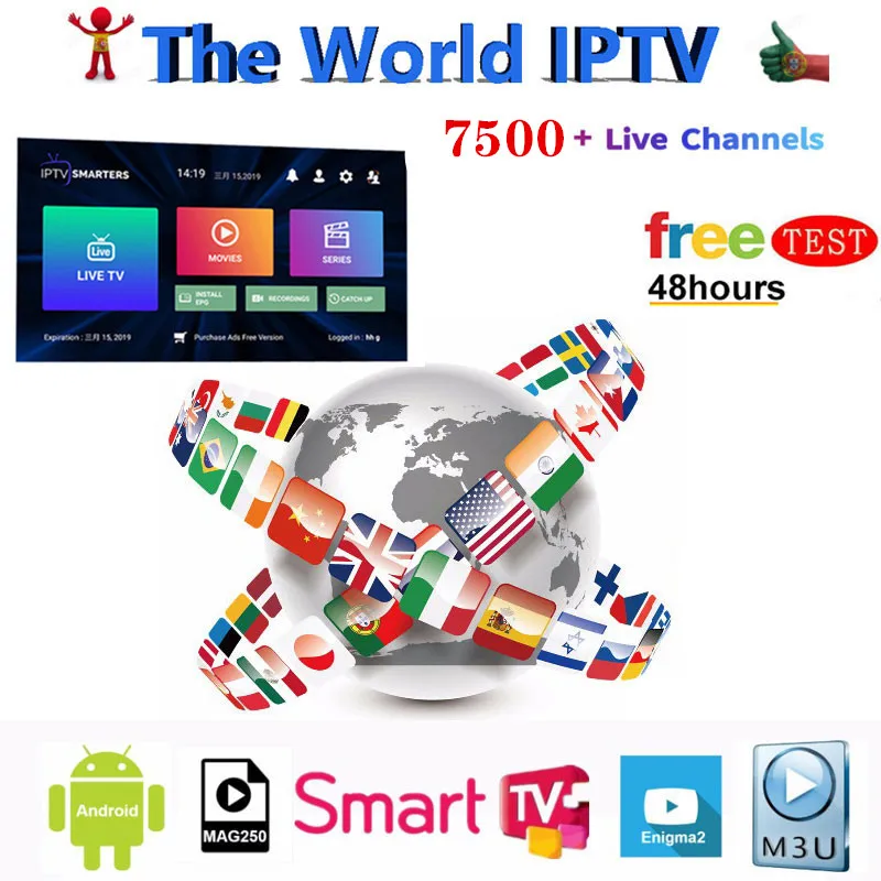 Iptv Subscription 1 Year 7000+ Live TV IPTV Spain Portugal France Belgium Dutch UK USA VOD Movies Iptv m3u World TV For Smart TV 
Iptv Subscription 1 Year 7000+ Live TV IPTV Spain Portugal France Belgium Dutch UK USA VOD Movies Iptv m3u World TV For Smart TV