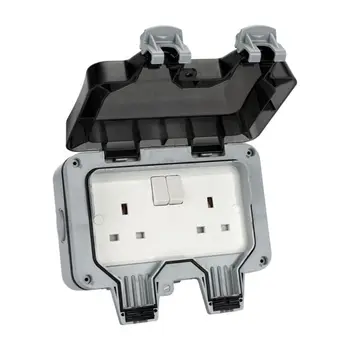 2 Gang IP66 Waterproof Outdoor Extension Lead Double Socket Six-hole 13A UK Plug Home Improvement Hardware Electrical
2 Gang IP66 Waterproof Outdoor Extension Lead Double Socket Six-hole 13A UK Plug Home Improvement Hardware Electrical